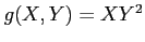 $g(X,Y) = XY^2$