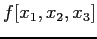 $ f[x_1,x_2,x_3]$