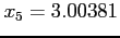 $x_5=3.00381$